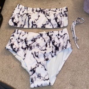 marble bikini set